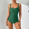 thumbnail image 1 of Ailaofu Women's One Piece Swimsuit Tummy Control V Neck Bathing Suits, 1 of 7