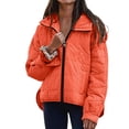 thumbnail image 1 of Ailaofu Women's Oversized Lightweight Down Coat Long Sleeve Zip Packable Short Puffer Jackets, 1 of 6