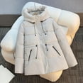 thumbnail image 1 of Ailaofu Women's Puffer Down Oversized Zip Up Outerwear Winter Padded Down jacket Jacket with Pockets, 1 of 3