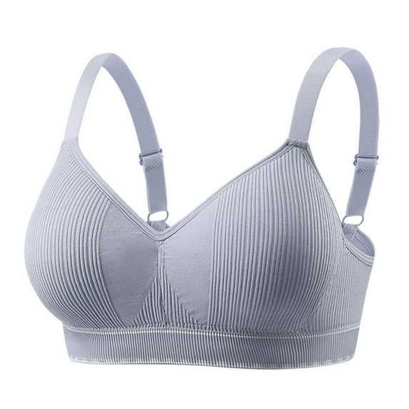 Ailaofu Women's Push Up Bra No Underwire Full-Coverage Bra Comfortable Soft Wireless Daily Bras Padded Support Bralette