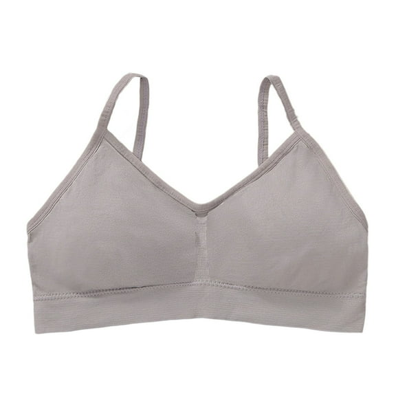 Ailaofu Women's Triangle Bralette V Neck Wireless No Padded Bra Comfortable Everyday Bras