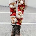 thumbnail image 1 of Ailaofu Women's Ugly Christmas Leggings 3D Print Costume Xmas Leggings, 1 of 6