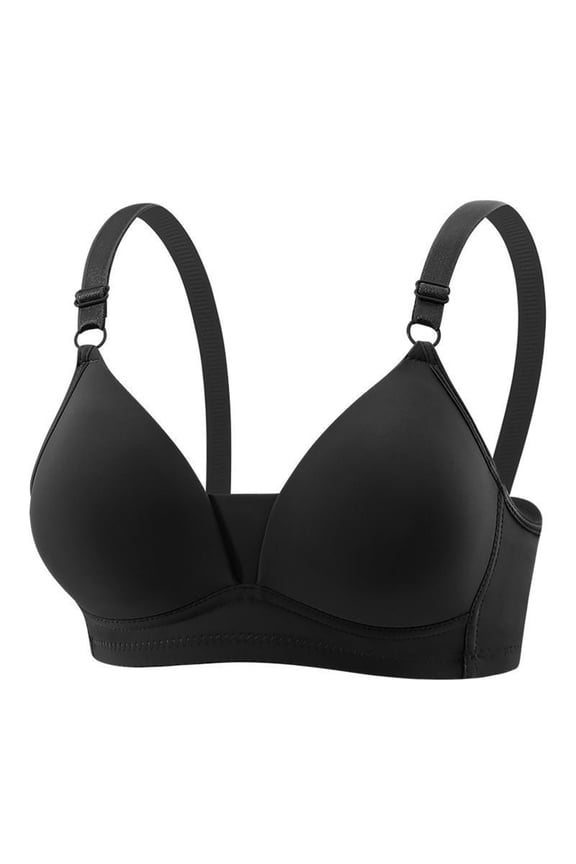 Women's Wireless Triangle Bra Seamless Lightweight Push Up Comfort Everyday Bras