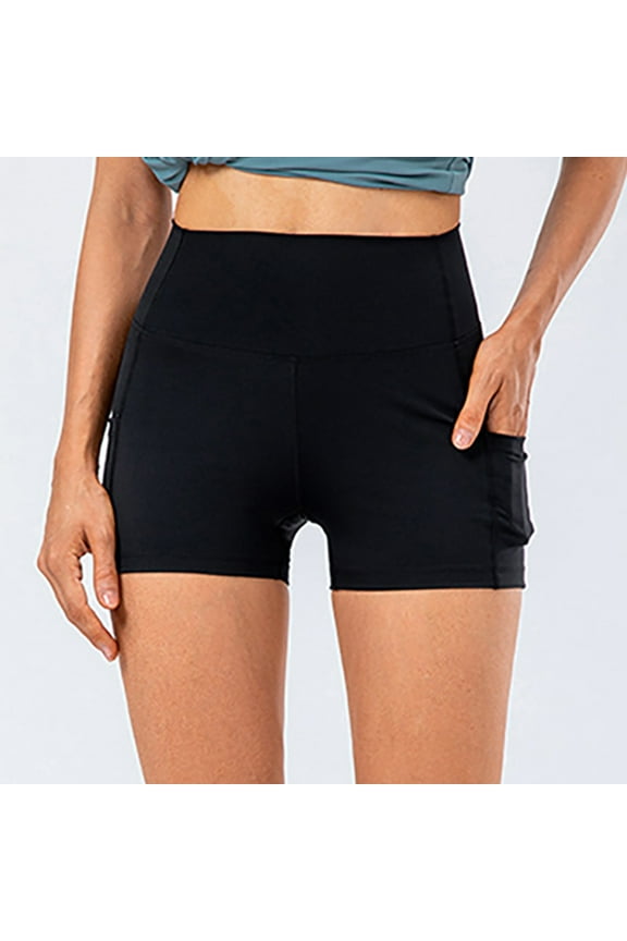 Women's Workout Yoga Athletic Running Dance Gym Shorts High Waist Cheerleader Volleyball Short Pants