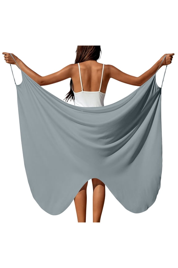 Womens Butterfly Swimsuit Cover Up Beachwear Spaghetti Strap Wrap Dress Lightweight Sarong Coverups