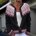 thumbnail image 1 of Ailaofu Womens Cardigans Casual Long Sleeve Chunky Knit Fall Winter Button Down Cardigan Sweaters, 1 of 4