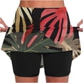 thumbnail image 1 of Ailaofu Womens Fashion Floral Skort High Waisted Athletic Skirt with Built In Shorts Casual Tennis Skirt for Women, 1 of 5