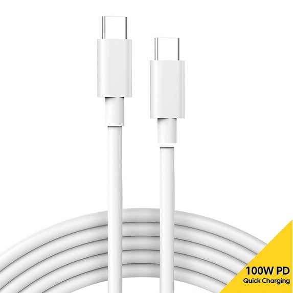 Ailawuu 6.6' USB-C to USB-C Cable, White