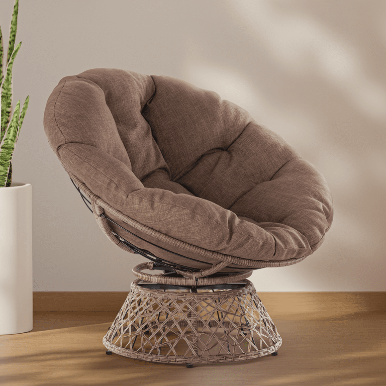 Outdoor mocha papasan chair frame new arrivals