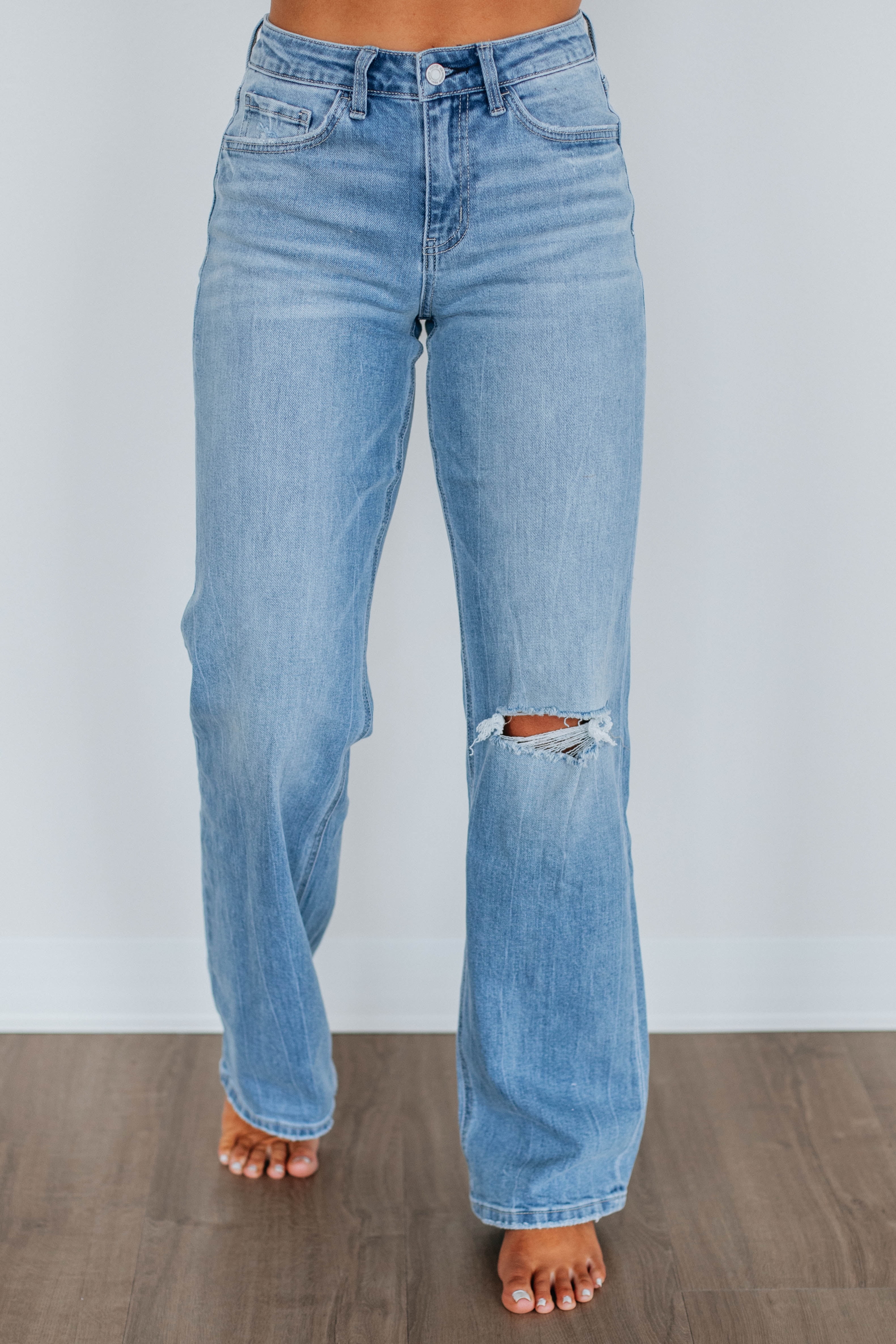 Wide-leg Jeans