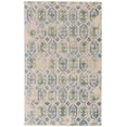 thumbnail image 1 of Aileen Contemporary Glam Distressed Rug, Aqua Blue/Cream, 8ft x 10ft Area Rug, 1 of 4