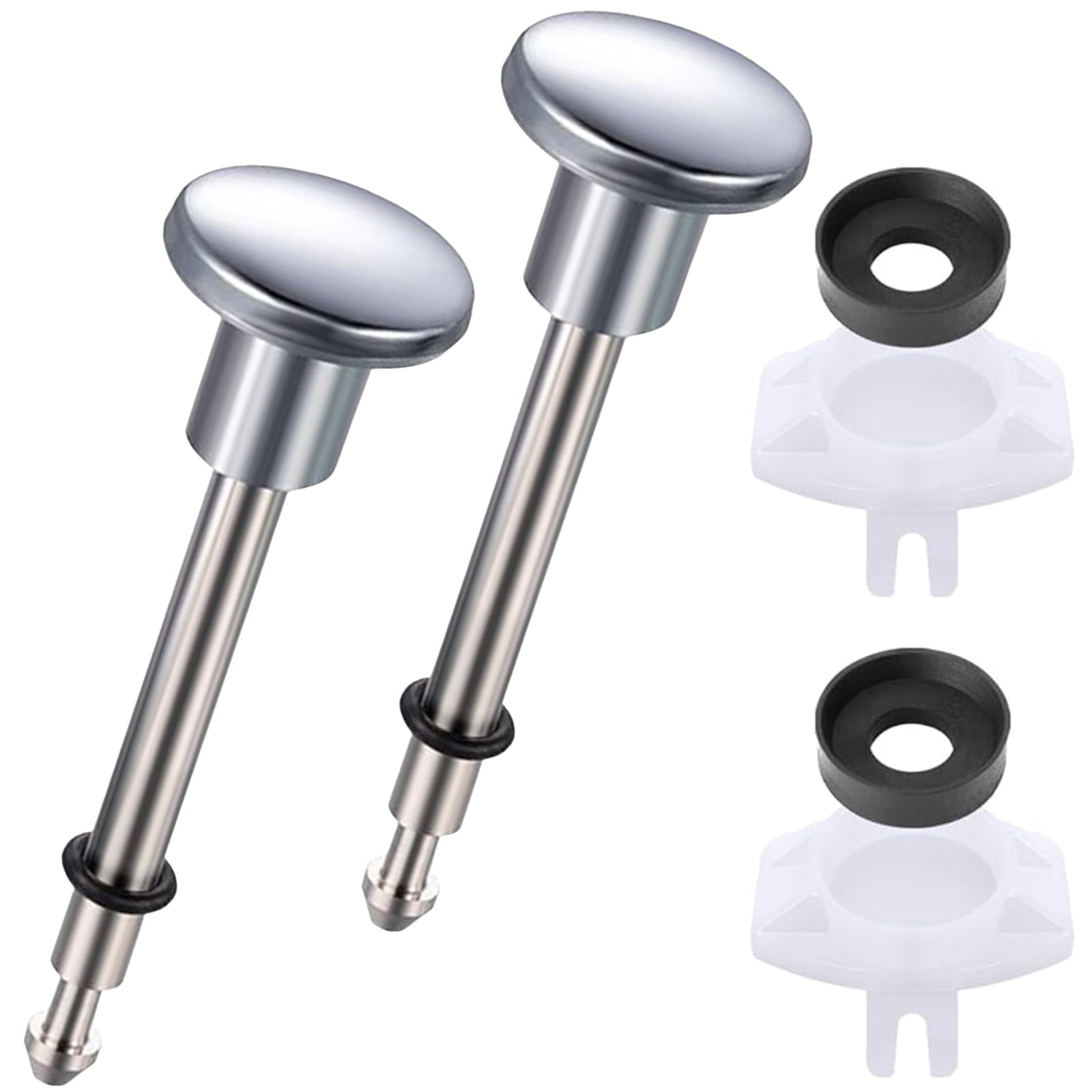 2/4/6 Set Tub Spout Diverter Replacement Kit, Includes 2 x Diverter Stems, 2 x Cup Seals and 2 x ...