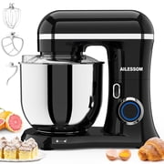 Electric Stand Mixer 660W Tilt-Head Kitchen Household Mixer 6.5QT 10-Speed food mixer with Dishwasher-Safe 304&nbsp;Stainless&nbsp;Steel&nbsp;Bowl 3-IN-1 Stand Mixer Onyx Black