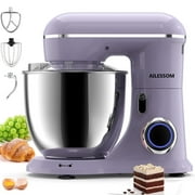 Ailessom New Stand Mixer,6.5-QT 10-Speed Tilt-Head Kitchen Electric Mixer with Bowl, Dough Hook, Beater, Whisk for Most Home Cooks, (Vine Purple）