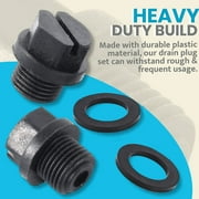 Ailezt [2 Pack Drain Plugs With For Pumps Exact Replacement Part Number SPX1700FG Compatible With Super Pum Power And MaxFlo Series