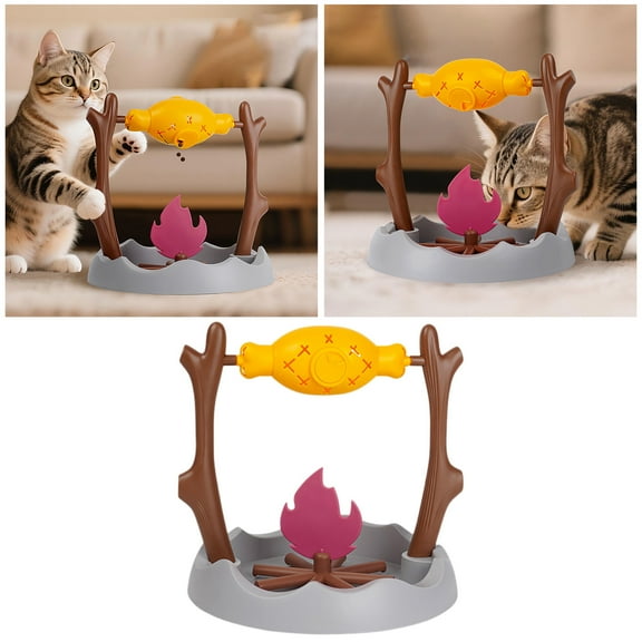 Ailezt Cat Dispenser Interactive Slow Food Puzzle Feeder For Indoor Cats