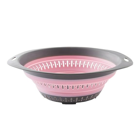 Ailezt Collapsible Colander And Strainer PP Silicone Kitchen Foldable Strainer For Pasta Veggies New Home Apartment