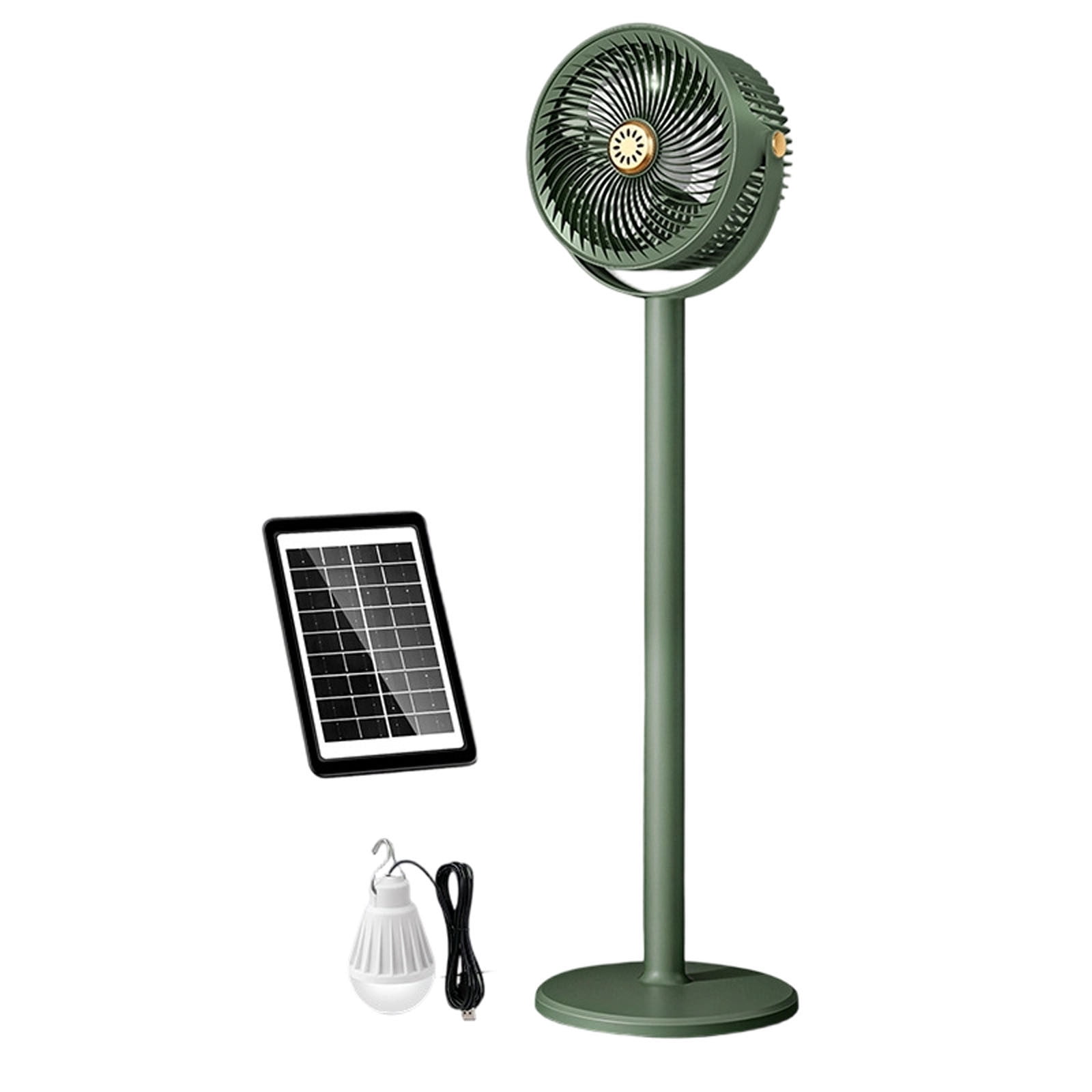 Ailezt Fan Lamp Solar Charging Solar Powered Charging Floor Fan ...