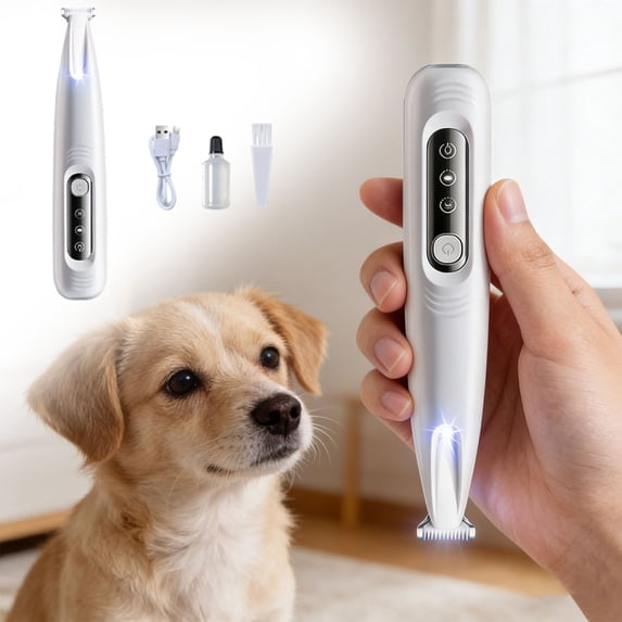 Ailezt Grooming Clipper Low Noise Rechargeable Cordless Trimmer Haircut For Cats Animals 1ml