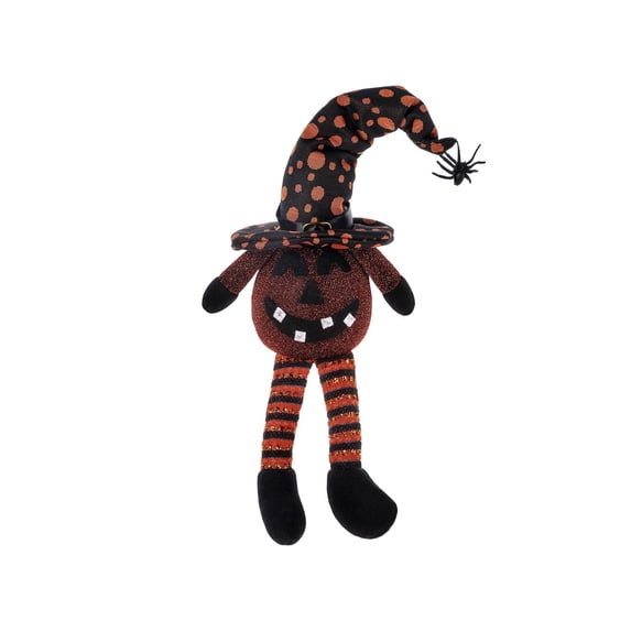 Ailezt Halloween Decor Halloween Witch Hat Long Legs Decorative Ornament With LED Light Home Desktop