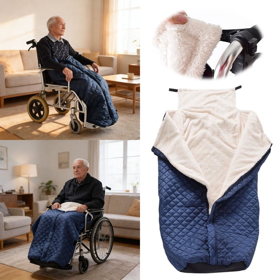 Ailezt Heated Blanket For Wheelchair Users Portable Warming Throw With Adjustable Temperature And Auto Shutoff