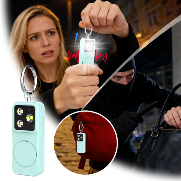Ailezt Personal Alarm Device Outdoor Emergency With LED Lights And Loud Sound Function