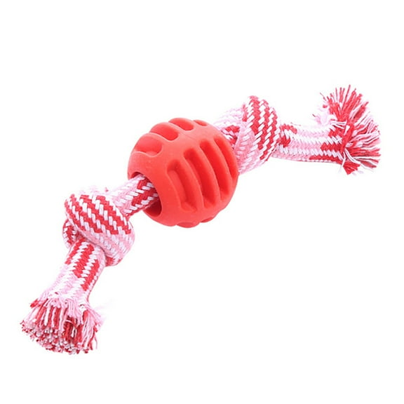 Ailezt Pet Dog Toy Cotton Rope Double Knot Teeth Cleaning Toy Pet Toy Cannot