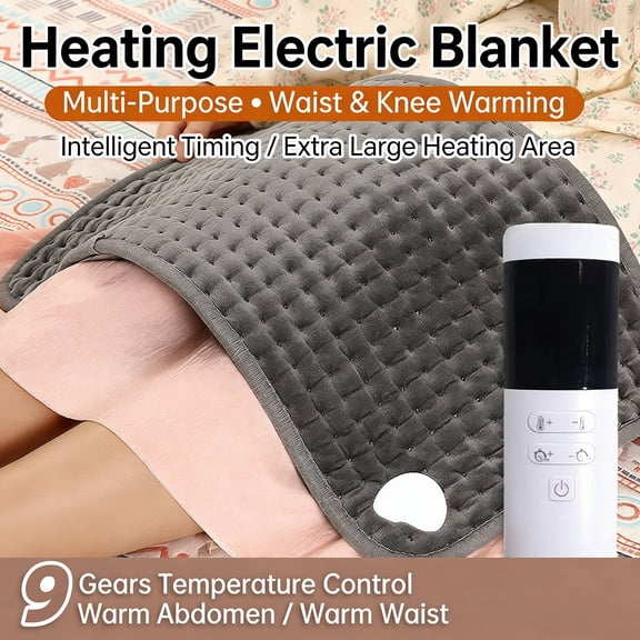 Ailezt Plug Electric Heating Pad Blanket - Full Body Warmth for Comfortable Relaxation, Home Use Electric Warming Pad for Adults,18inchx24inch