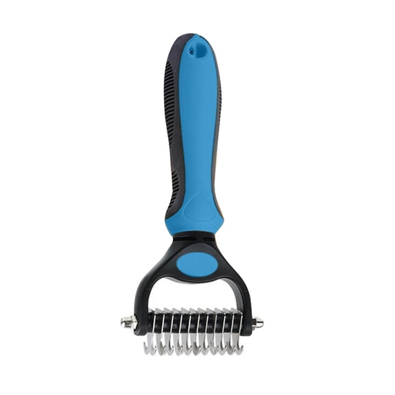 Ailezt Pro Grooming Tooth Groom Pro For Cat Deshedding Brush Rake Brush For Shedding Cats Comb Undercoat Long Hair Knotter Remover Double Teeth Coat