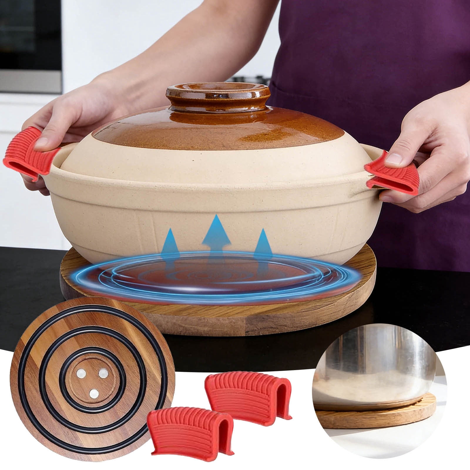 Trivet Rack Ailezt T Trivet Holders Trivet Hot Pan Holder Wooden Trivets Non Rack ...