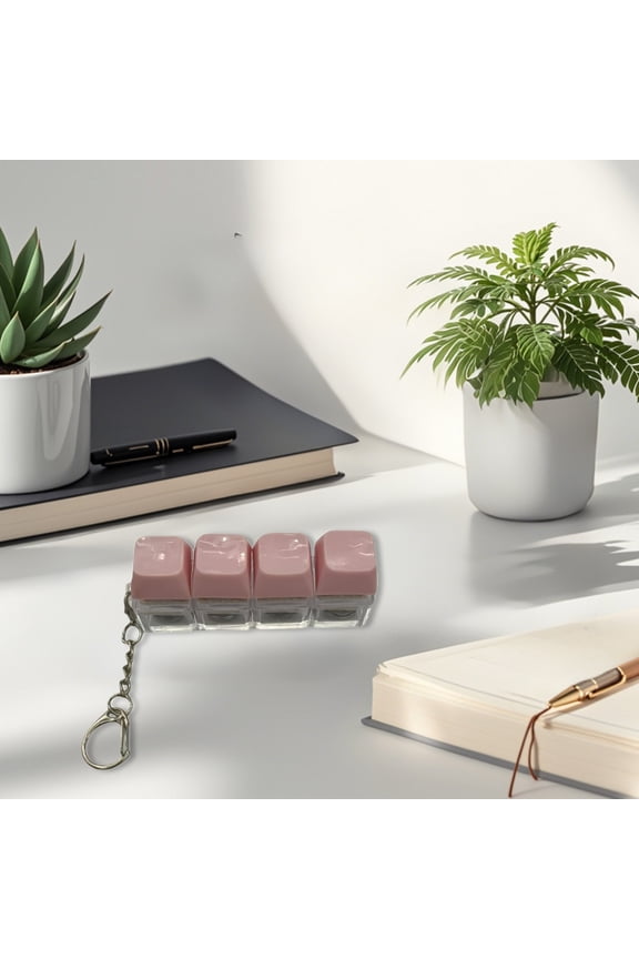The Stress Relieving Mechanical Keyboard Keychain Keyboard Can Light Up