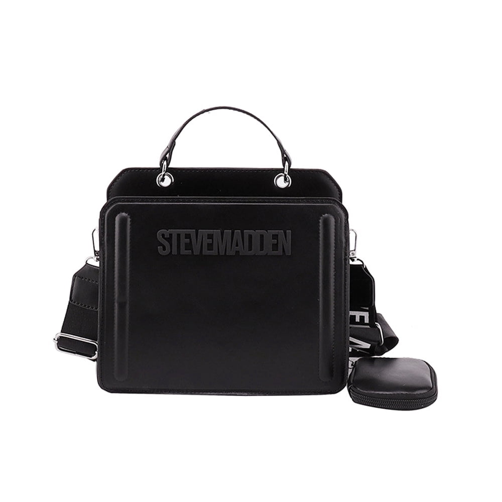 Ailizt Designer Handbags Women's Crossbody Shoulder Bags with Nylon Adjustable Strap Black
