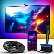 Ailofy Smart LED Backlight with Camera for 55-65 inch Screens, 12.5ft LED Strip Lights Sync to Screen & Music, Color Changing Lights Work with Alexa & Google Assistant, App Control