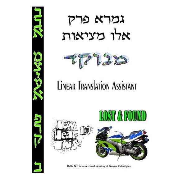 Ailu Metzios - Linear Translation Assistant: Zichron Rav Mendel - 8.5x11 format (Paperback)