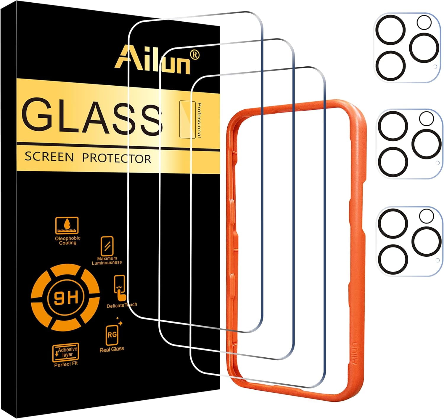 Ailun Privacy Screen Protector For IPhone SE 2020 (2nd Gen) - Tempered Glass, Anti-Spy, Oil Resistant, 2-Pack