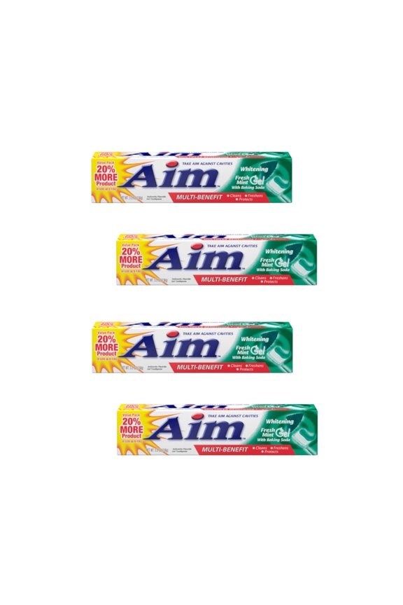 Toothpaste Gel Whitening Mint 6 oz (Pack of 4)