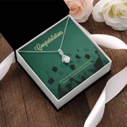 Aim For The Best - Alluring Necklace, A Loving Keepsake From Loved Ones, Perfect For Birthdays And Memorable Milestones, White Alluring Necklace