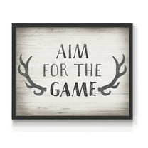 Aim Game by CAD Designs - Restickable Framed Giclée Print