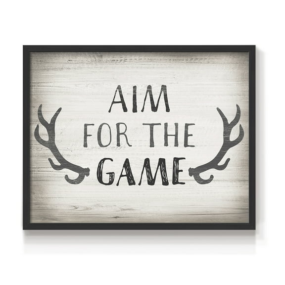 Aim Game by CAD Designs - Restickable Framed Giclée Print
