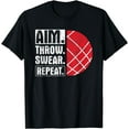 thumbnail image 1 of Aim Throw Swear Repeat Bocce Ball T-Shirt, 1 of 4