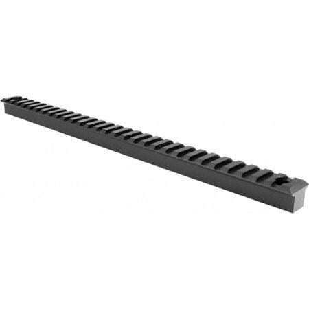 AIM Sports Inc 12in X 0.64in Uncut Rail Blank, Black, Small