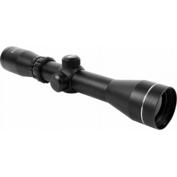 AIM Sports Inc 2-7X42 30mm Scout Scope/Rangefinder, Black, Medium