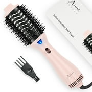 Aima Beauty One-Step Blow Dryer Brush & Volumizer Hot Air Brush, Pink Hair Dryer Brush