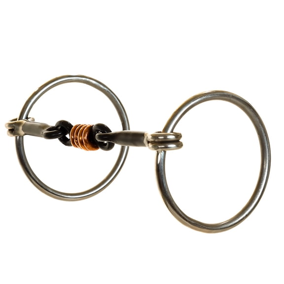 Aime Imports Dogbone withCopper Rings Loose Snaffle Bit(5)