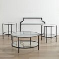 thumbnail image 1 of Crosley Aimee Coffee Table Set-Finish:Oil Rubbed Bronze,Number of Items:4,Product Includes:Console, 1 of 5