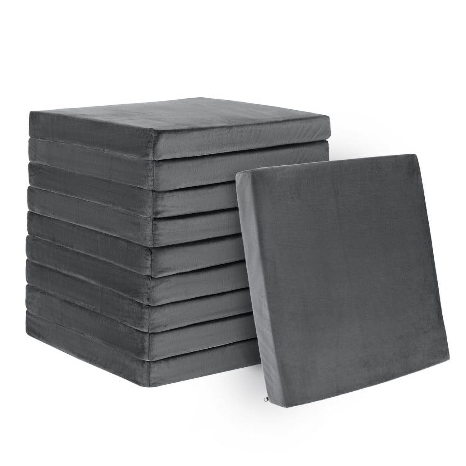 Aimee Lii 10 Pack Seat Cushions Gel Memory Foam for Back, Gray Aimee Lii 10 Pack Seat Cushions Gel Memory Foam for Back, Gray