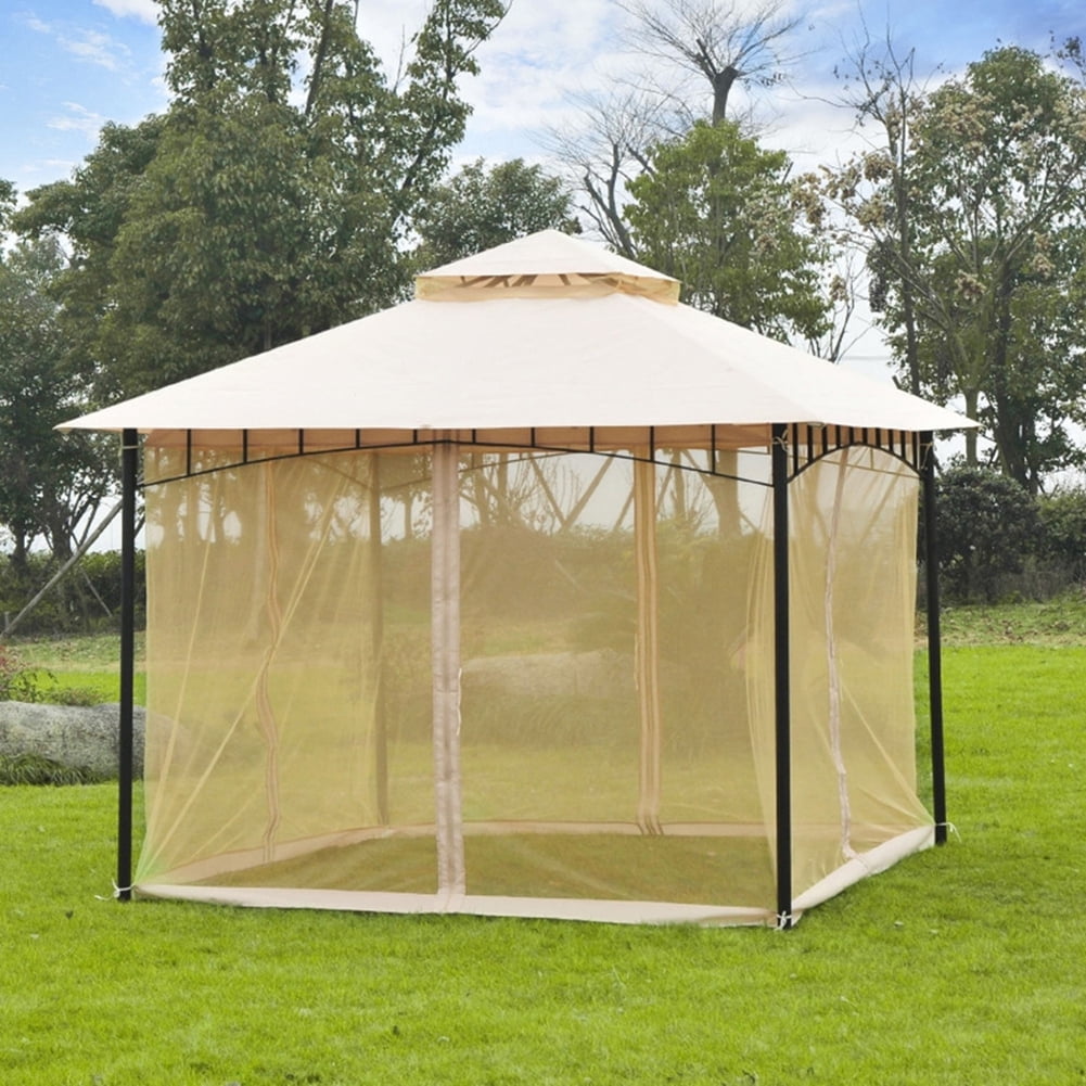 Aimee Lii 10x10 Ft Outdoor Patio Gazebo Canopy Tent, Outdoor Patio Awnings for Lawn, Garden, Backyard and Deck, Beige Aimee Lii 10x10 Ft Outdoor Patio Gazebo Canopy Tent, Outdoor Patio Awnings for Lawn, Garden, Backyard and Deck, Beige