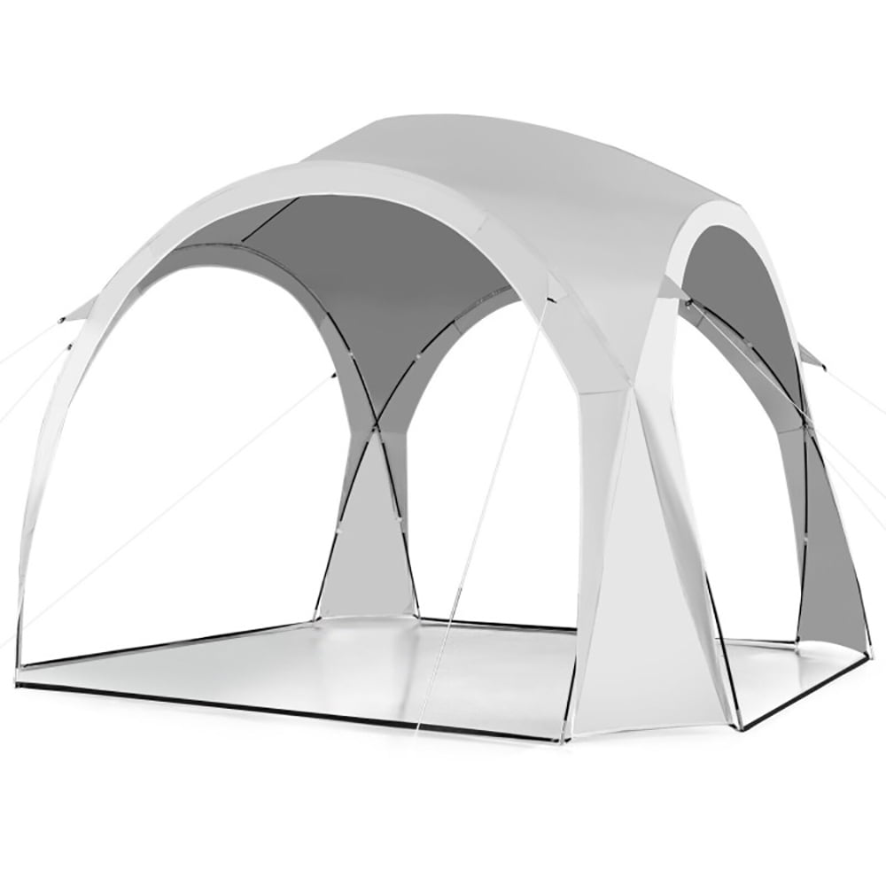 Aimee Lii 11 x 11 Feet Patio Sun Shade Shelter Canopy Tent, Portable UPF 50+ Outdoor Beach Tent, Easy Set Up Camping Tents Shelter, White Aimee Lii 11 x 11 Feet Patio Sun Shade Shelter Canopy Tent, Portable UPF 50+ Outdoor Beach Tent, Easy Set Up Camping Tents Shelter, White