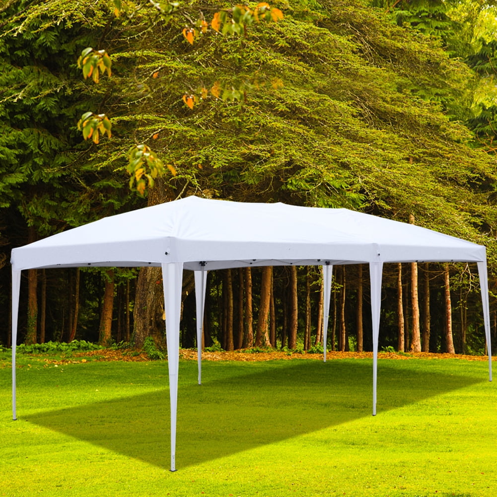 Aimee Lii 120"x240" Canopy Tent Awnings for Decks, Outdoor Tent Canopy for Wedding Party Event Tent, White