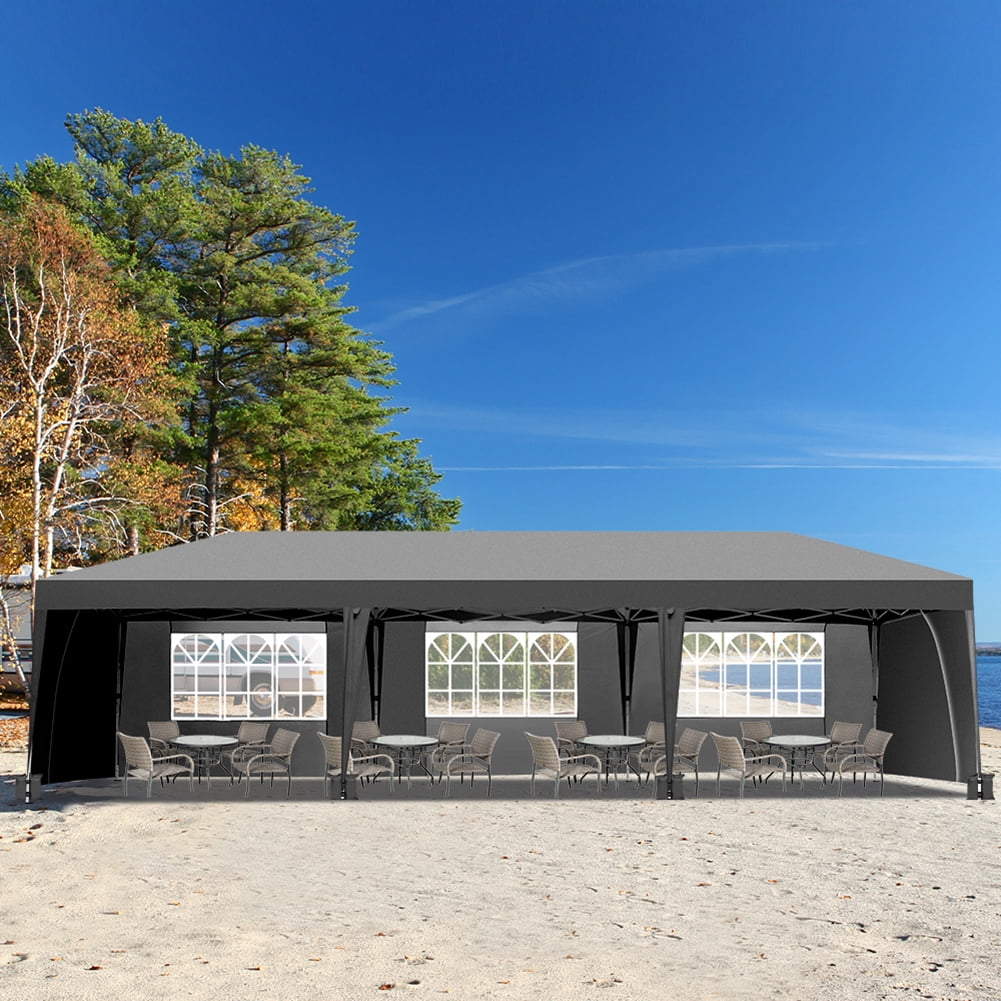 Aimee Lii 120"x354" Canopy Tent Heavy Duty Canopy, Outdoor Tent Canopy for Wedding Party Event Tent, Gray